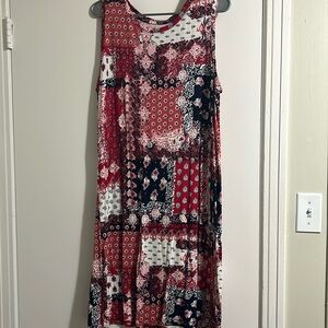 Bandana patterned dress